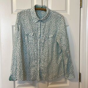 Floral Button Up- XL- Maurices